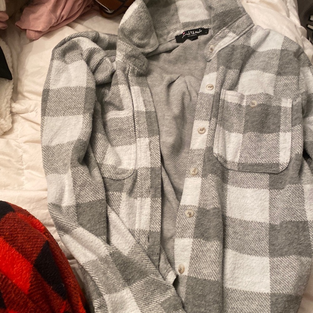 womens grey flannel